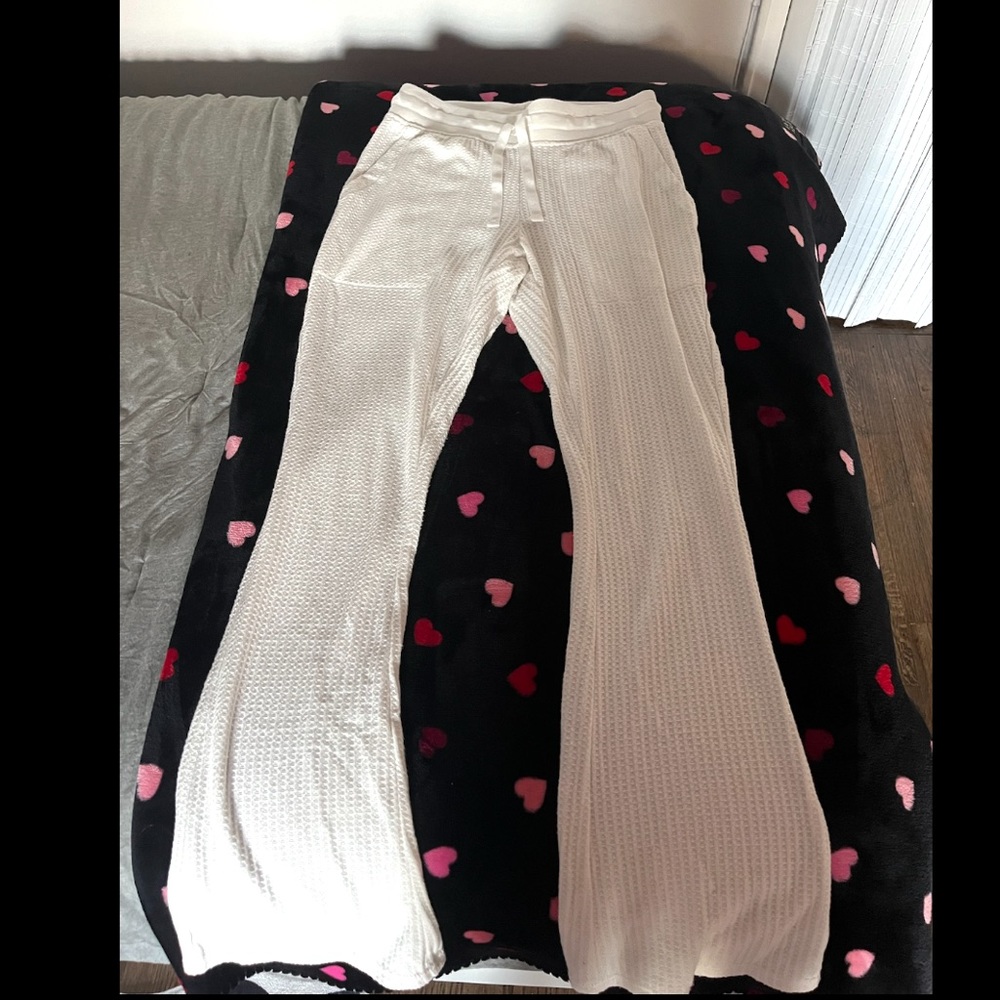 White Flare Pants